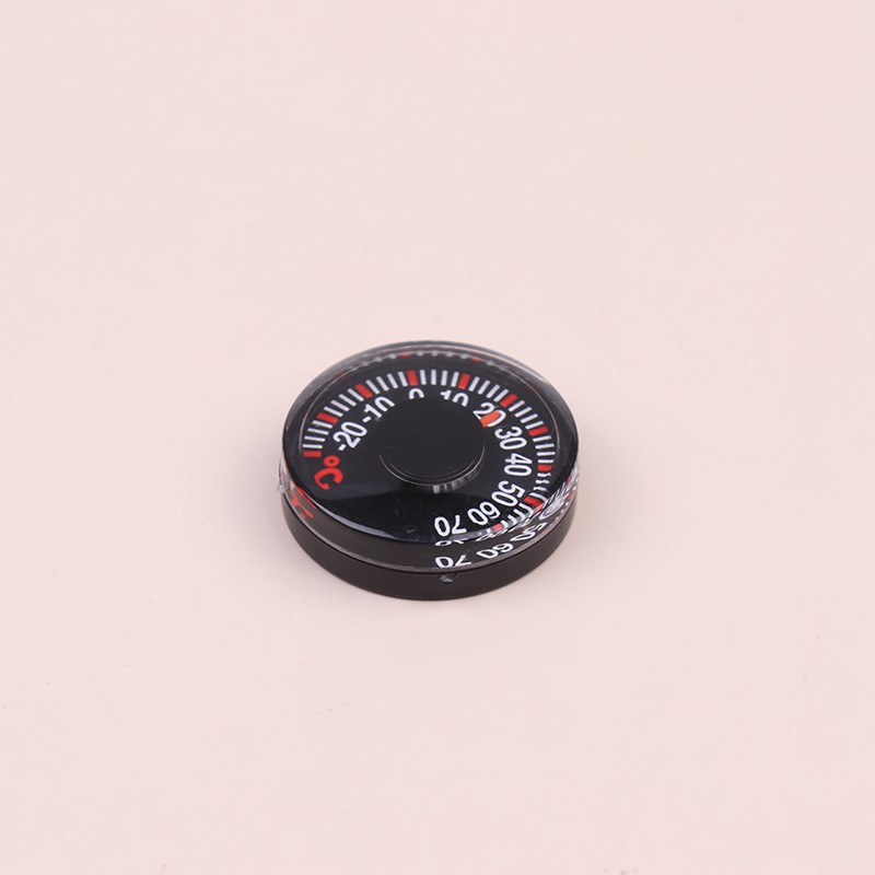 1Pc -20~70°C 27MM Round Square High Accuracy Wall Greenhouse Temperature Meter
