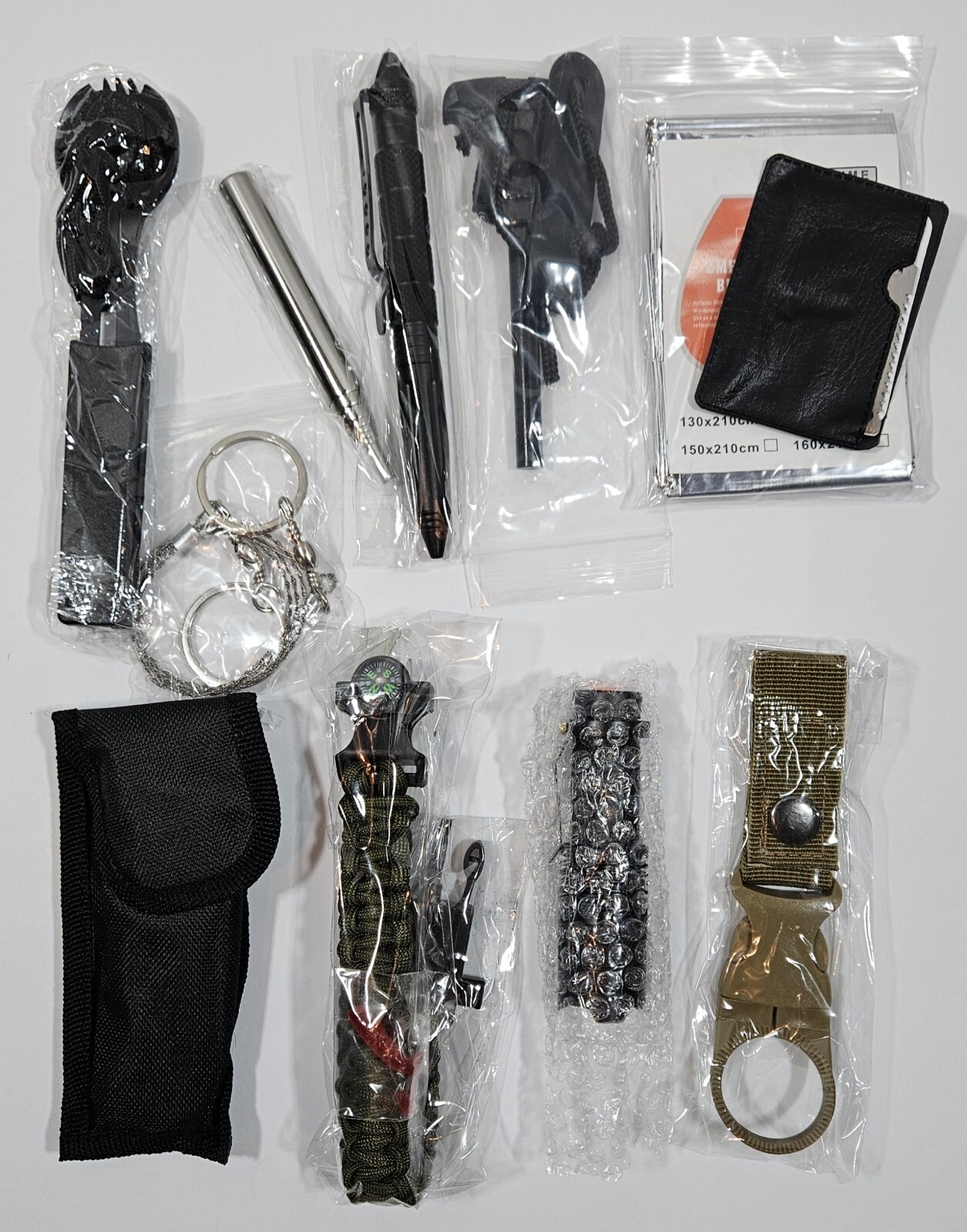 Journeyman Outdoor Emergency Survival Gear Kit Camping Hiking Survival Gear Tool