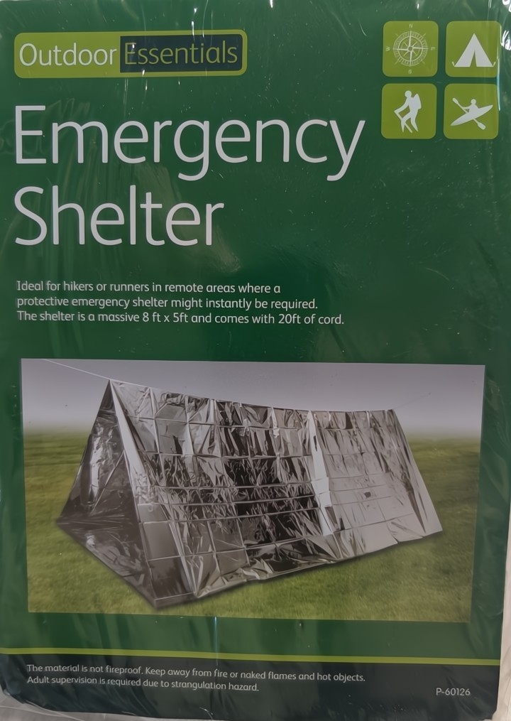 Emergency Shelter Blanket Reflective Tent 2 Person Camping Survival Bug Out Bag
