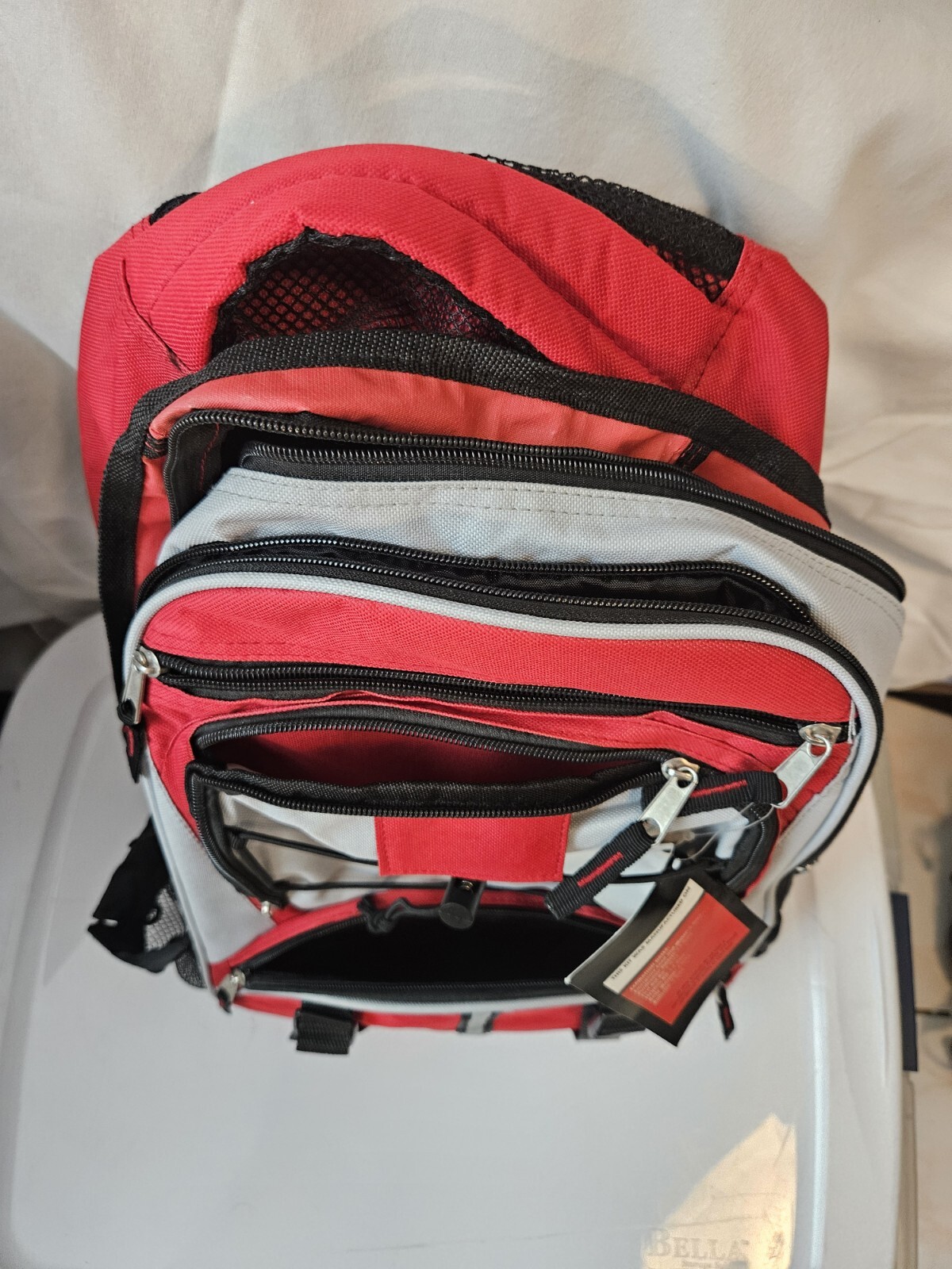 Survival Backpack Kit Complete With Survival Equip First Aid Poncho Compass Etc.
