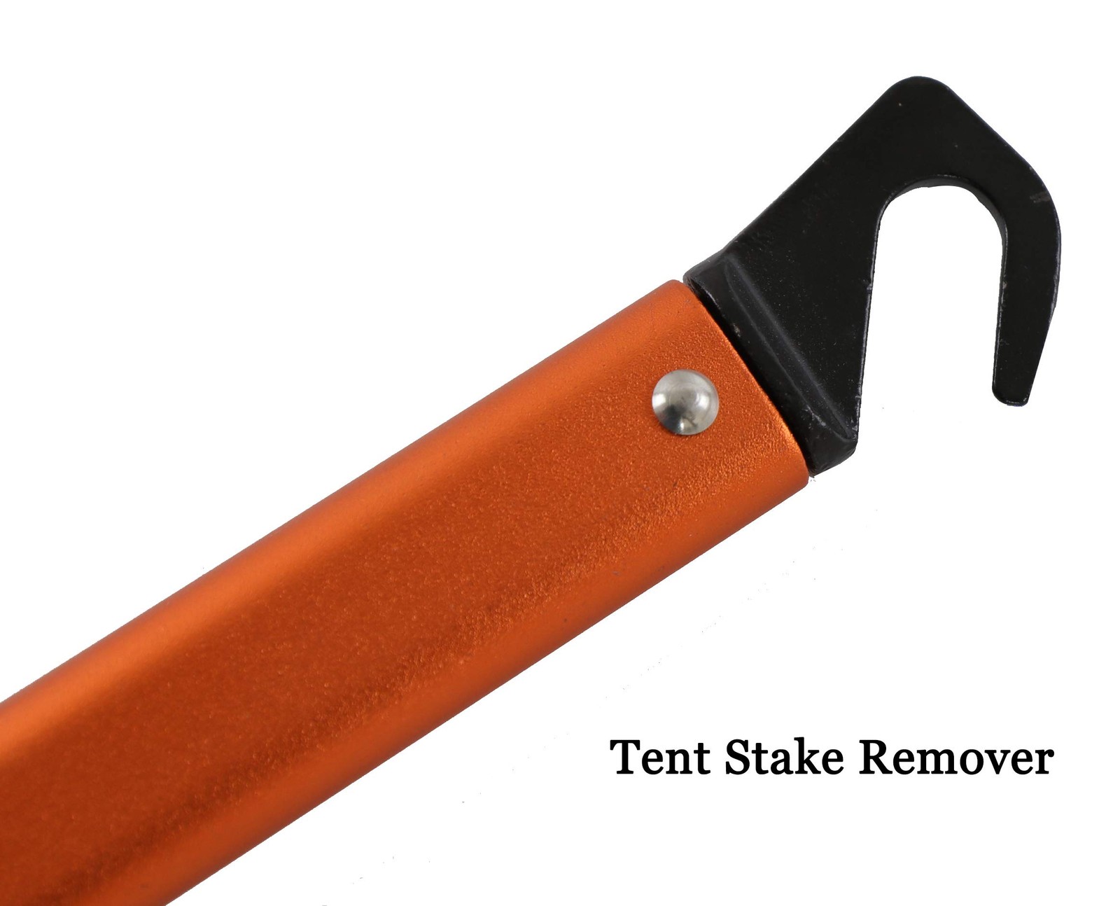 Sutekus Peg Hammer Tent Stake Remover – Lightweight Camping Orange