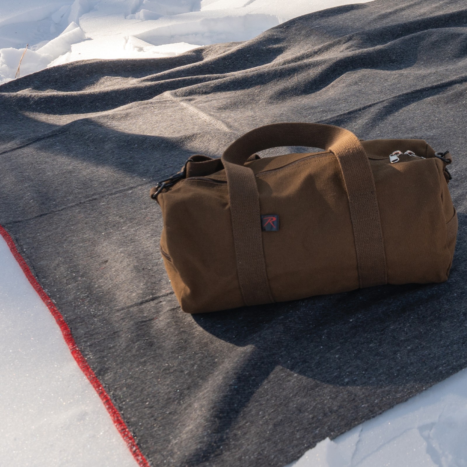 Grey Wool Emergency Rescue Blanket 60″ x 80″ Warm Winter Cover Throw