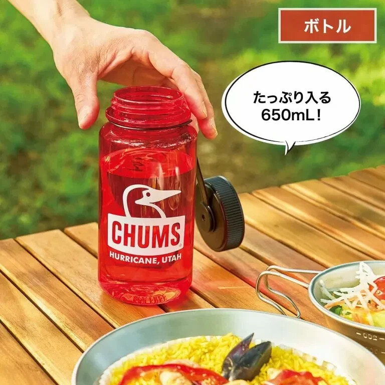 CHUMS Emargency Goods OUTDOOR 5pcs Camping Hiking blanket Whistle Glove Penlight