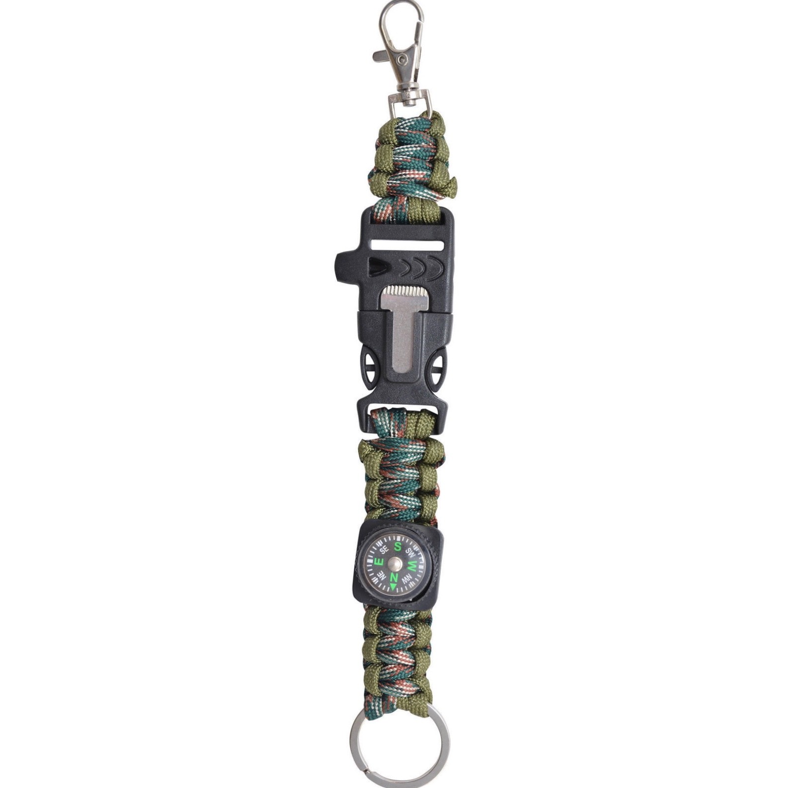 Camillus Nimble 6.5″ Survival Knife Set Keychain Whistle Compass Firestarter