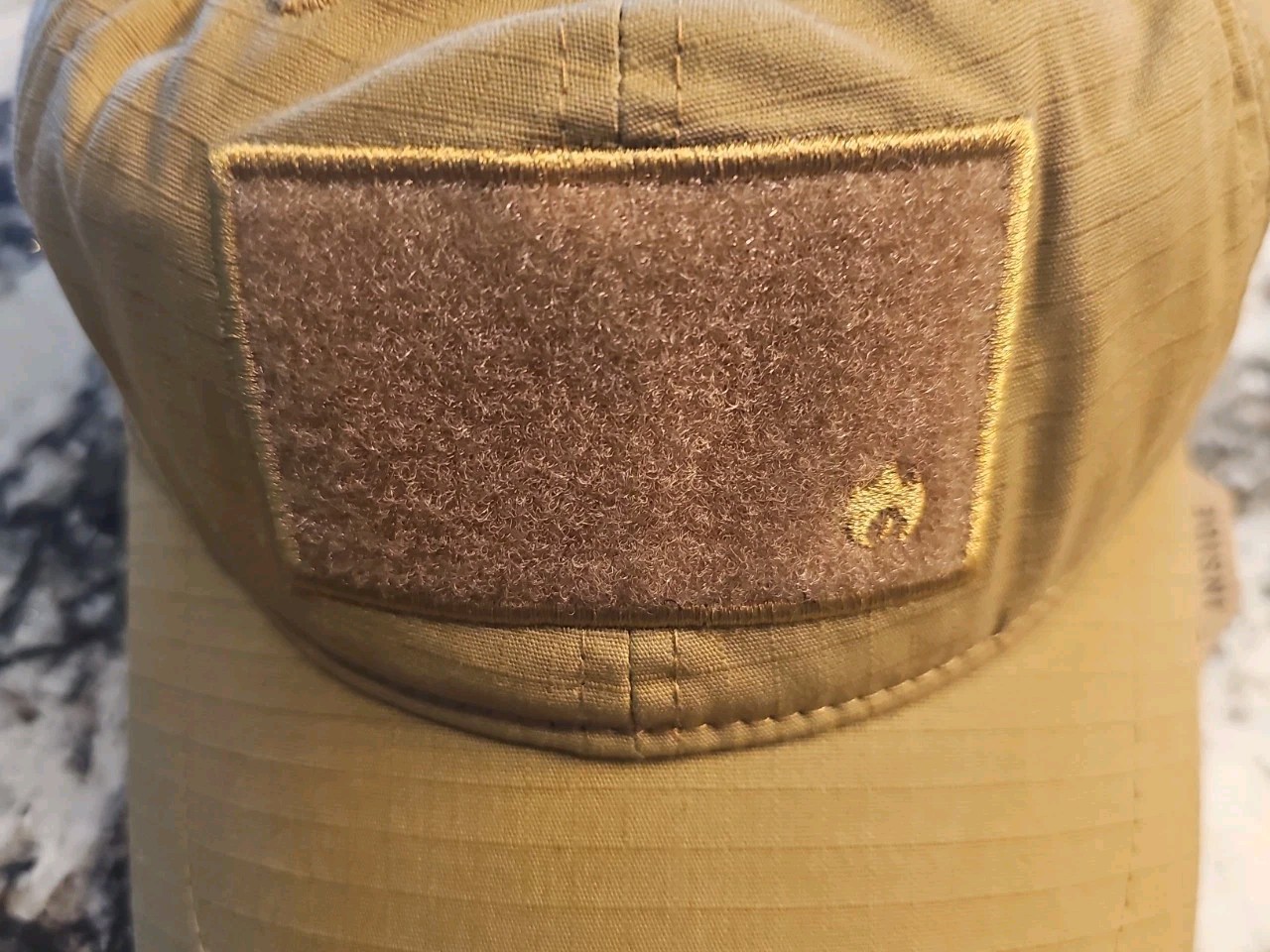 Wazoo Patch Cache Cap – 6 Secret Pocket Hat (Coyote Brown) Updated Version
