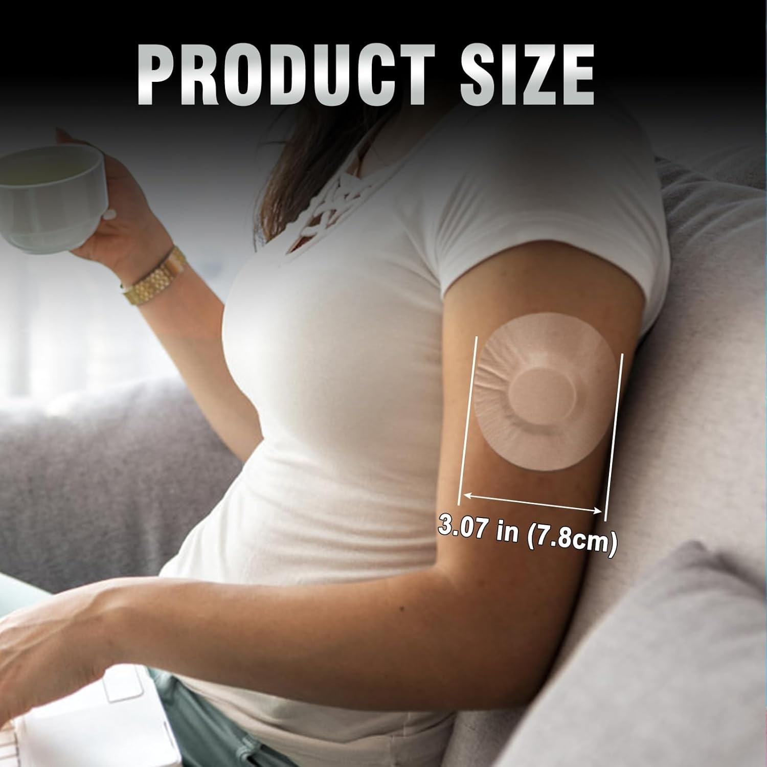 Hypoallergenic Freestyle Libre Adhesive Patches – 20PCS Waterproof & Comfortable