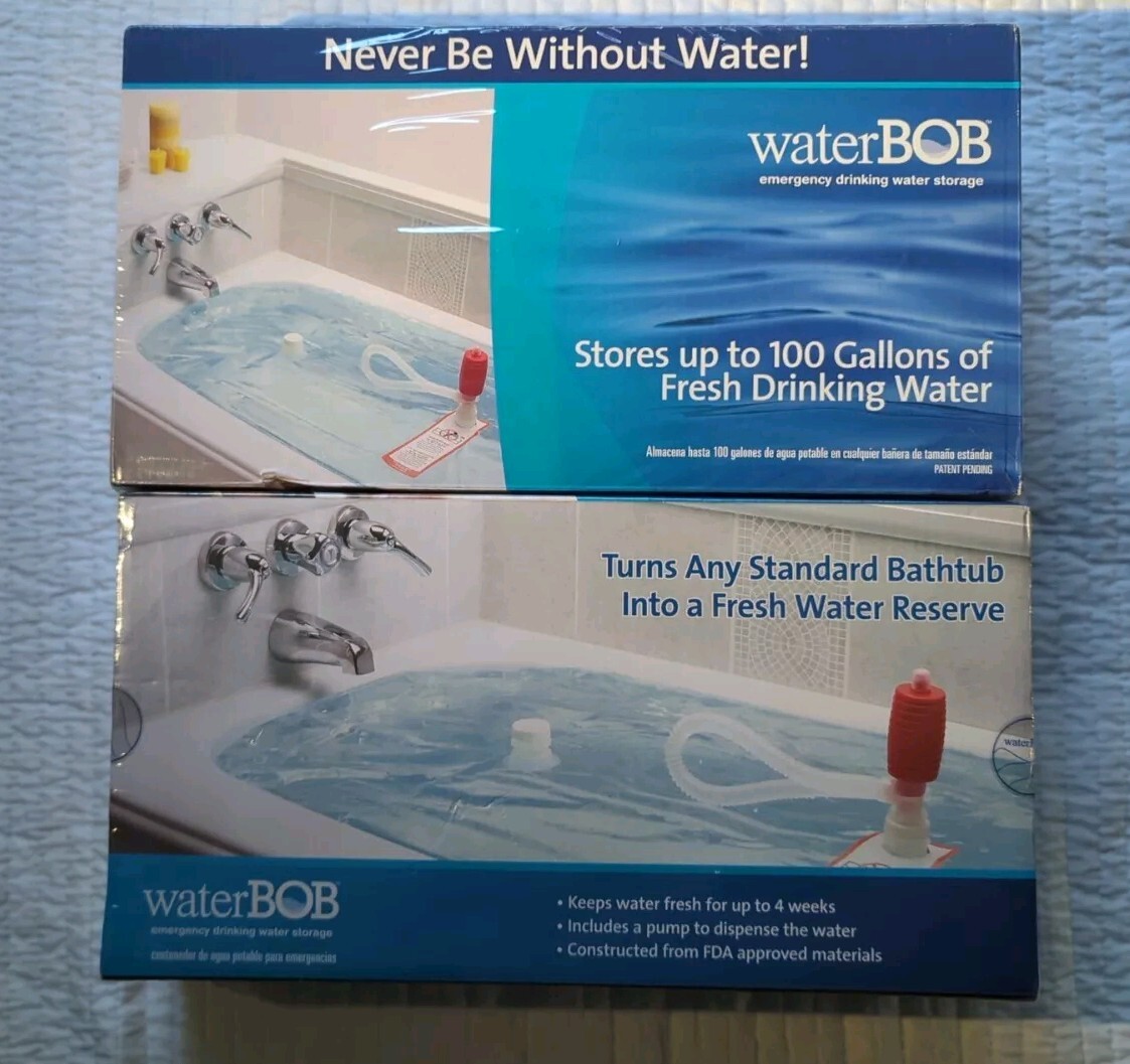 Water BOB Survival Emergency Drinking Fresh Water Storage 100-Gallons Kit
