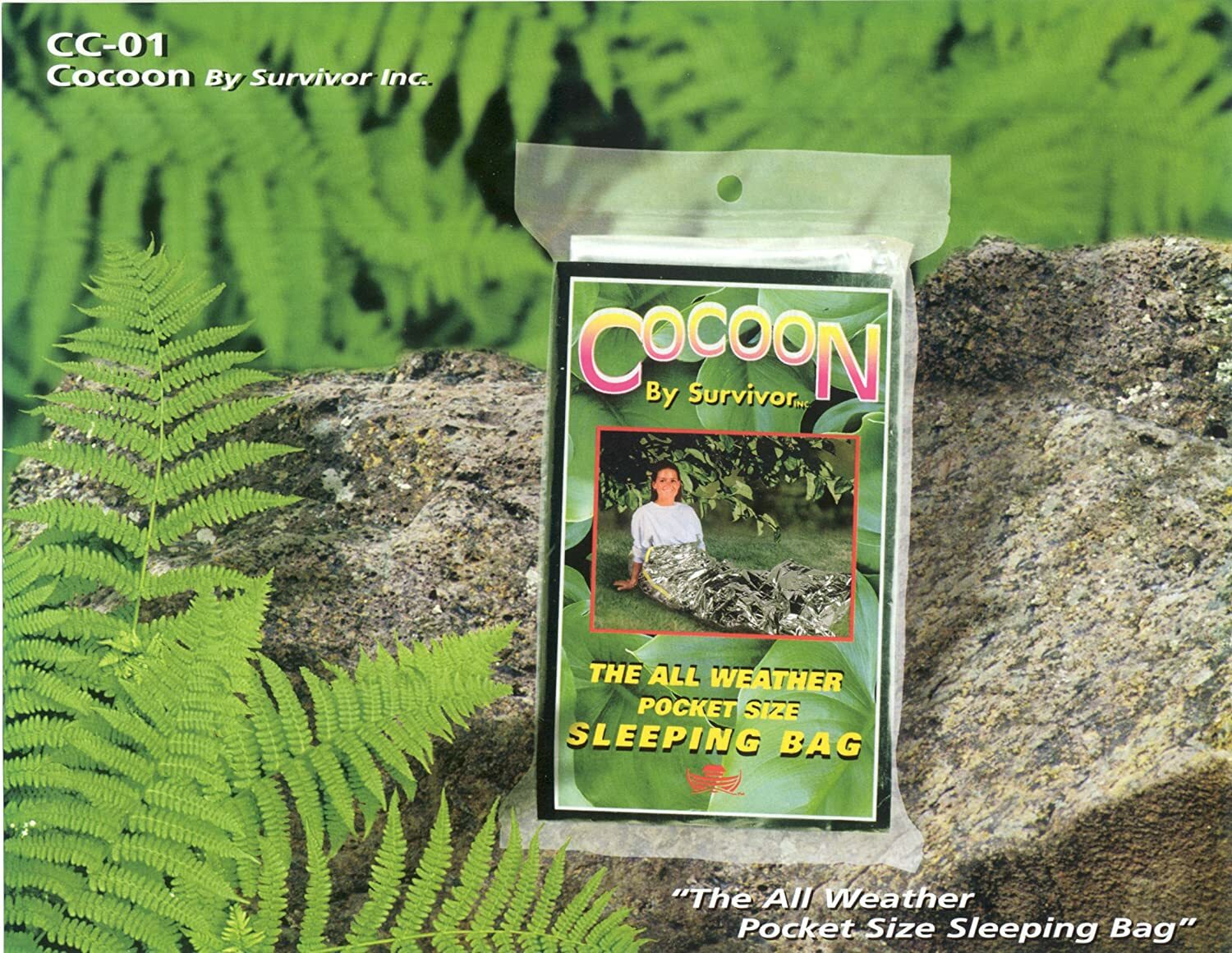 Survivor Industries Cocoon Sleeping Bag – All Weather Pocket Size Survival – NEW