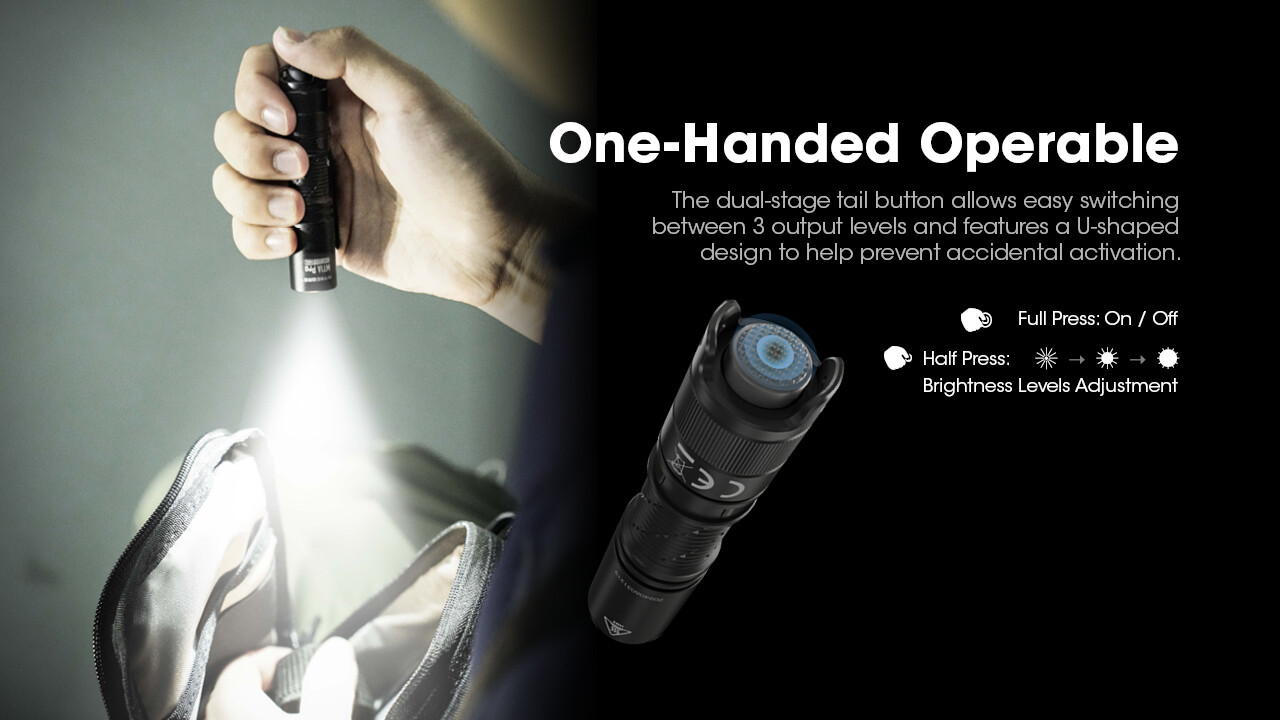Nitecore MT1A Pro 800 Lumen Rechargeable EDC Flashlight