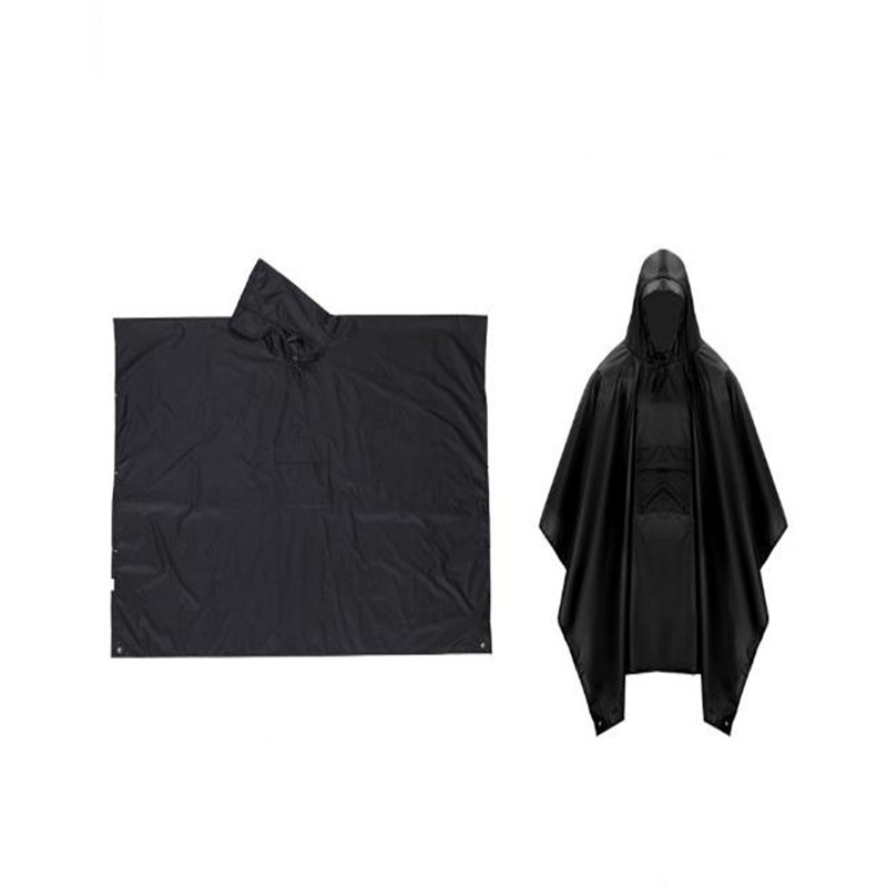 1-4x Rain Poncho Army Military Tactical Poncho ShelterWaterproof Ripstop Camping