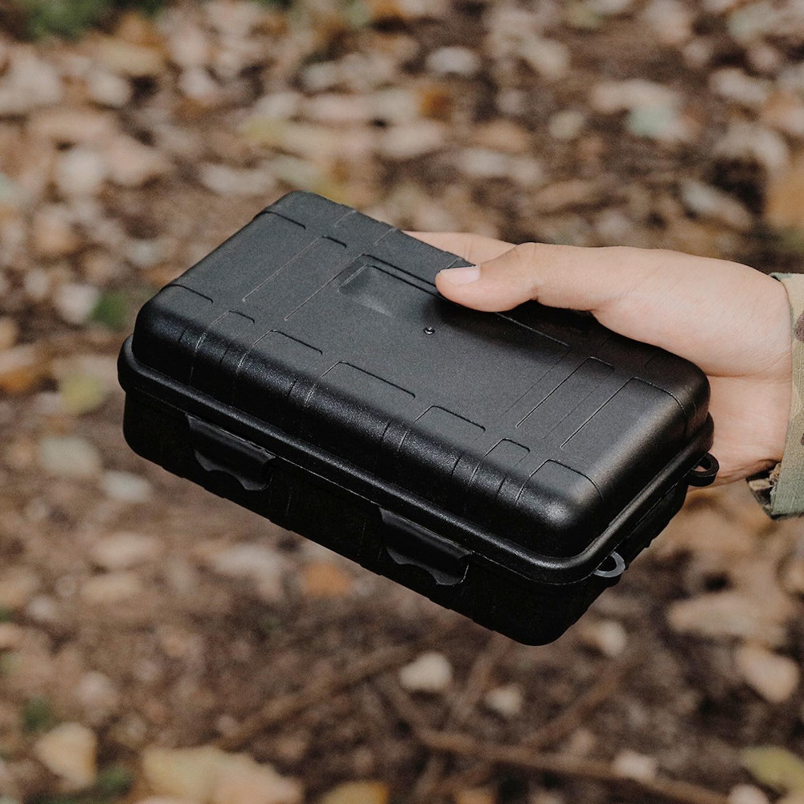 Survival Dry Box Waterproof Shockproof Case Storage Sponge Carry Anti-pressure