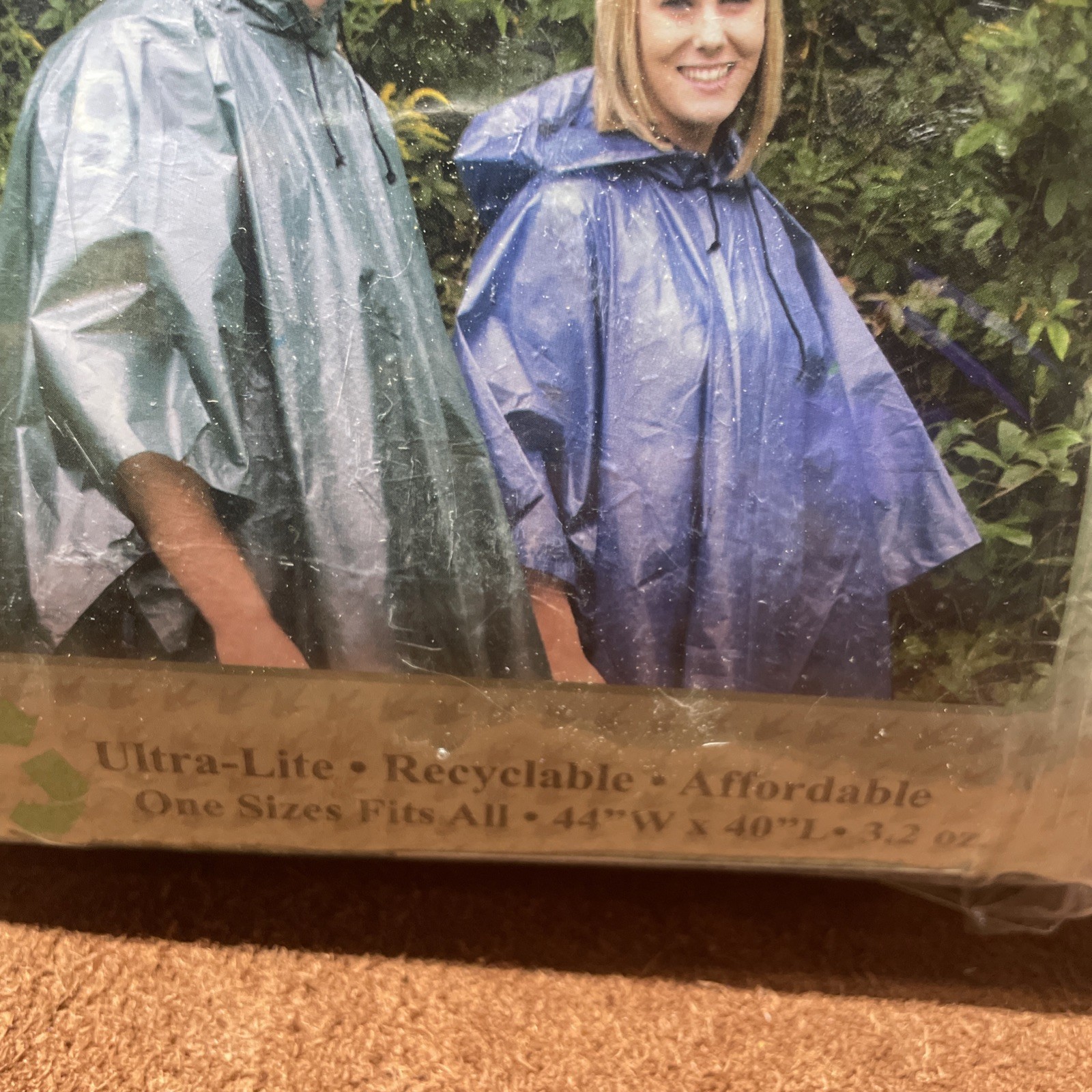 Frogg Toggs Purple Adult Emergency Poncho 1 Size Fits All
