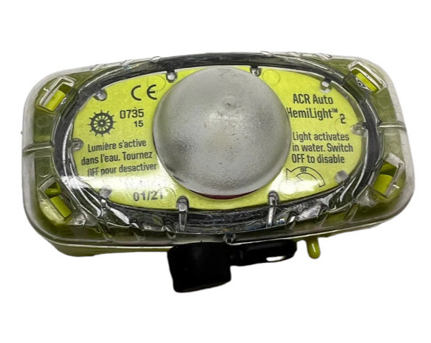(QTY: 1) ACR Auto HemiLight 2 Survival Led Light, Attach To Lifejacket **Tested*