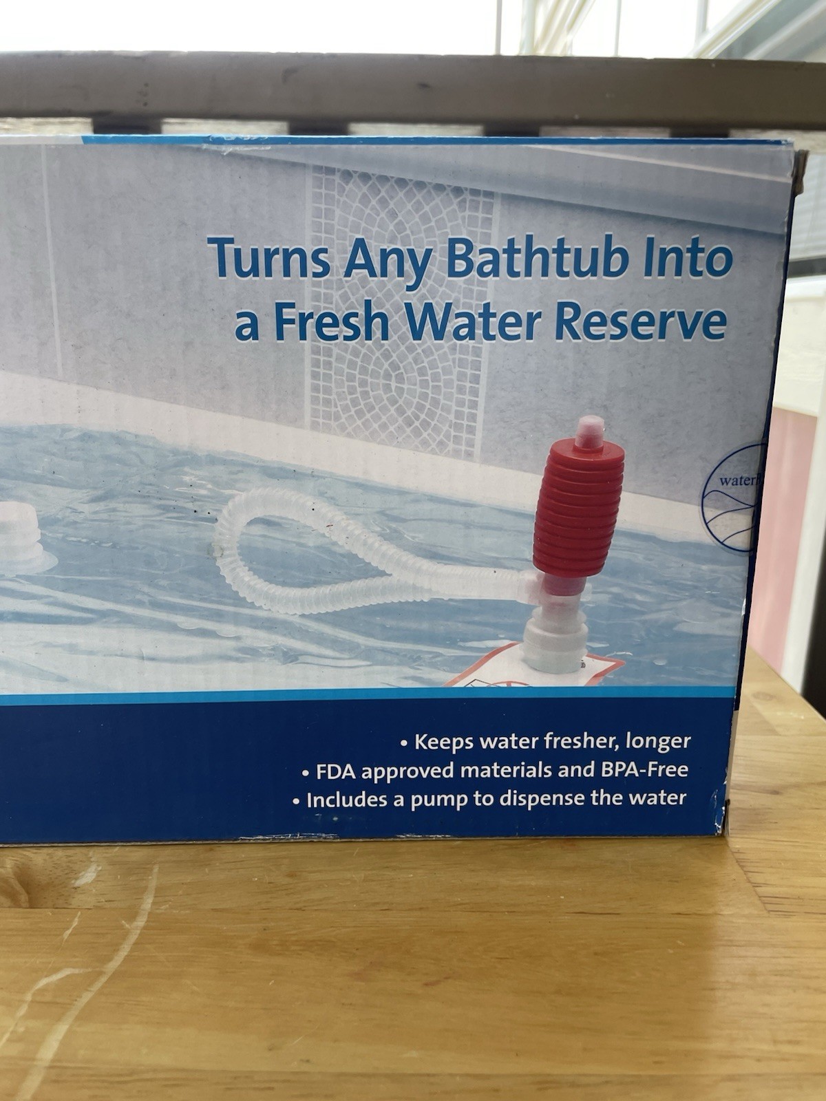 WaterBOB Bathtub Emergency Drinking Water Storage Container, 100 gallons New