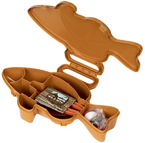 Flambeau Outdoors Wild Bite Fishing Tackle Box Kit | One Size, Orange