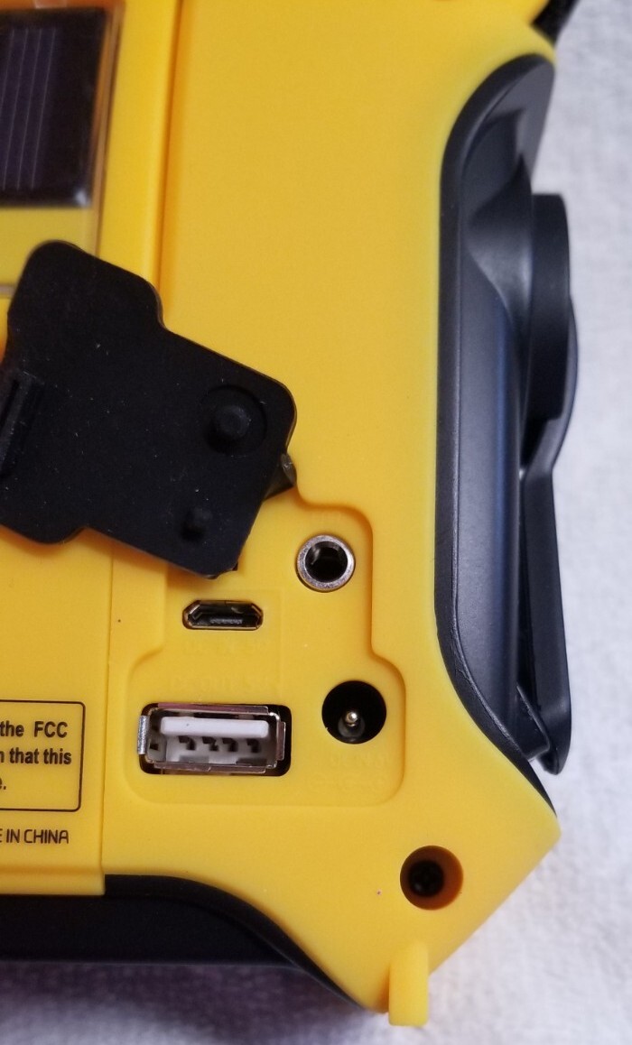 Kaito Portable Radio Emergency Solar + Hand Crank Powered KA500 Yellow Voyager