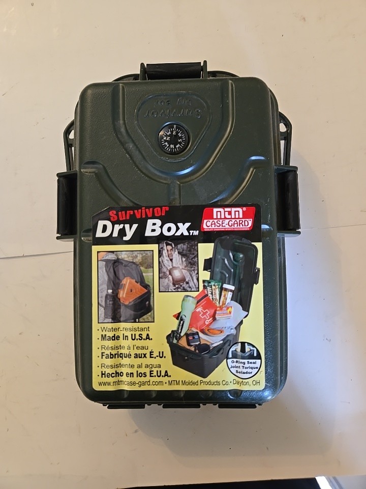 Survivor Dry Box MTM Case-Gard Small Water Resistant Storage Compass USA