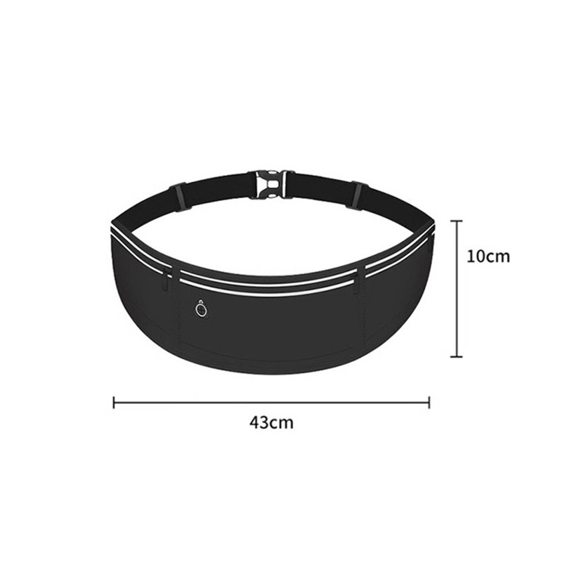 Outdoor Waterproof Invisible Running Waist Bag Sports Fanny Pack Men Women