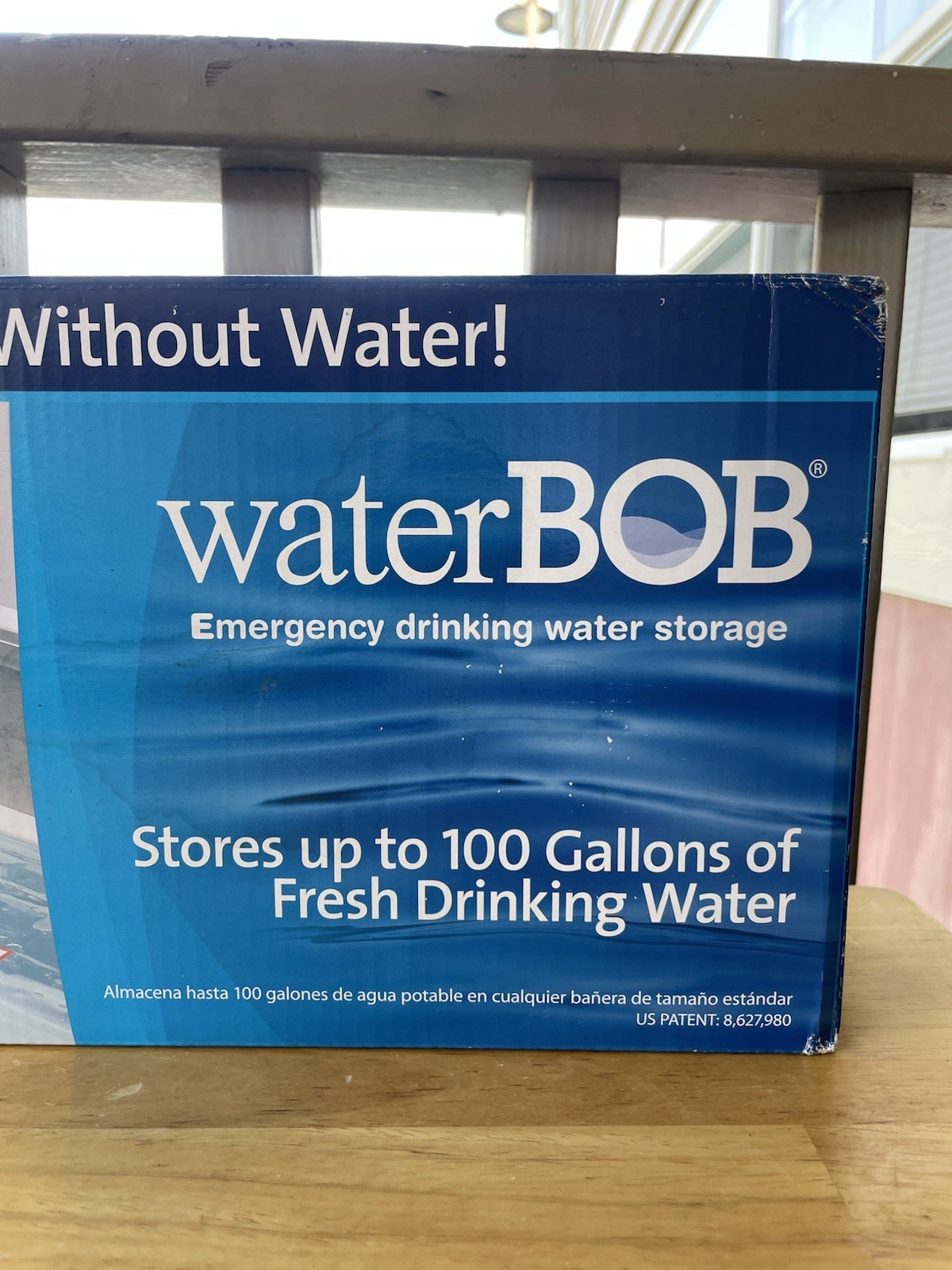 WaterBOB Bathtub Emergency Drinking Water Storage Container, 100 gallons New