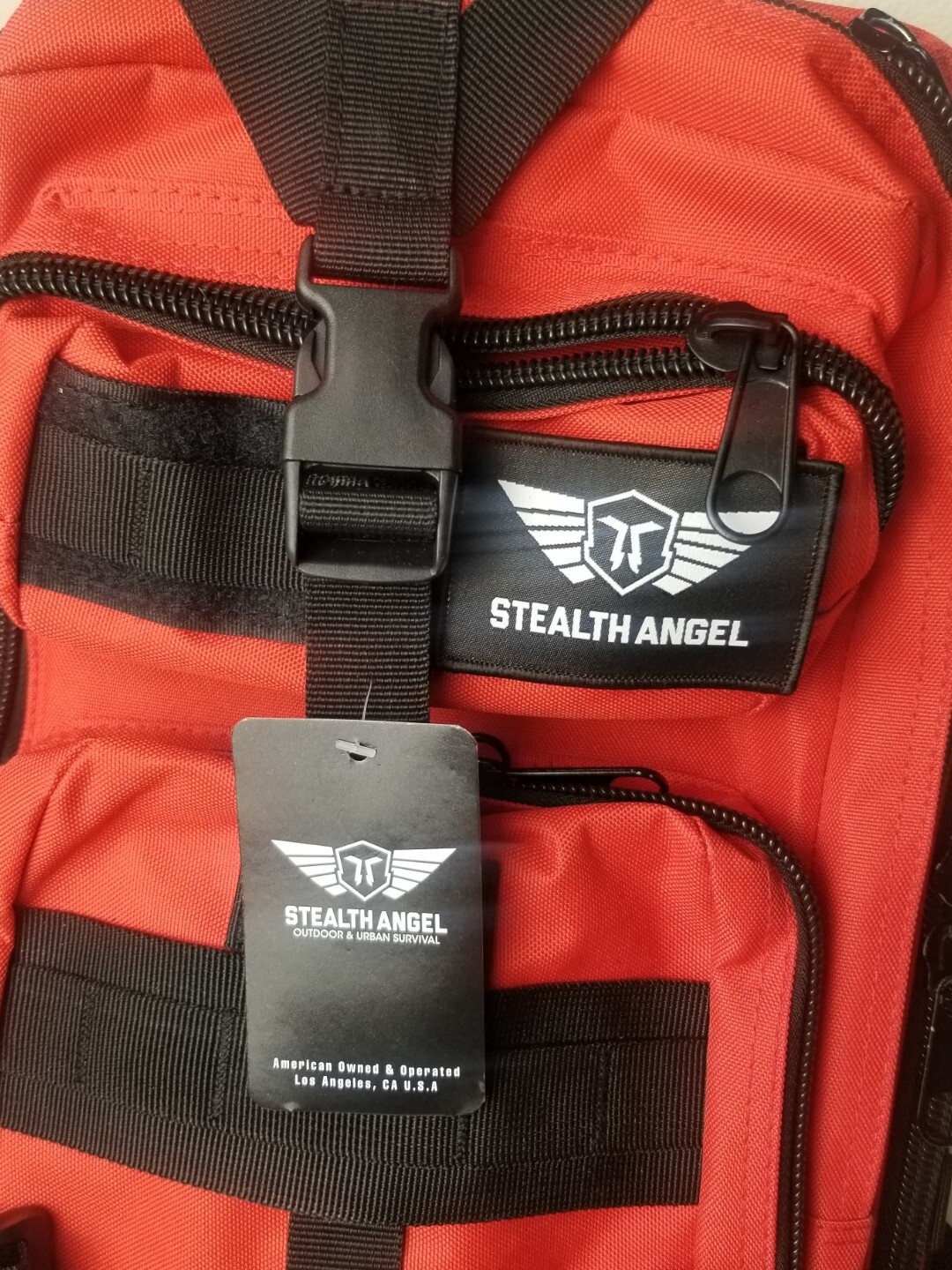 Stealth Angel Survival Backpack Emergency Survival Kit – New Not Complete.