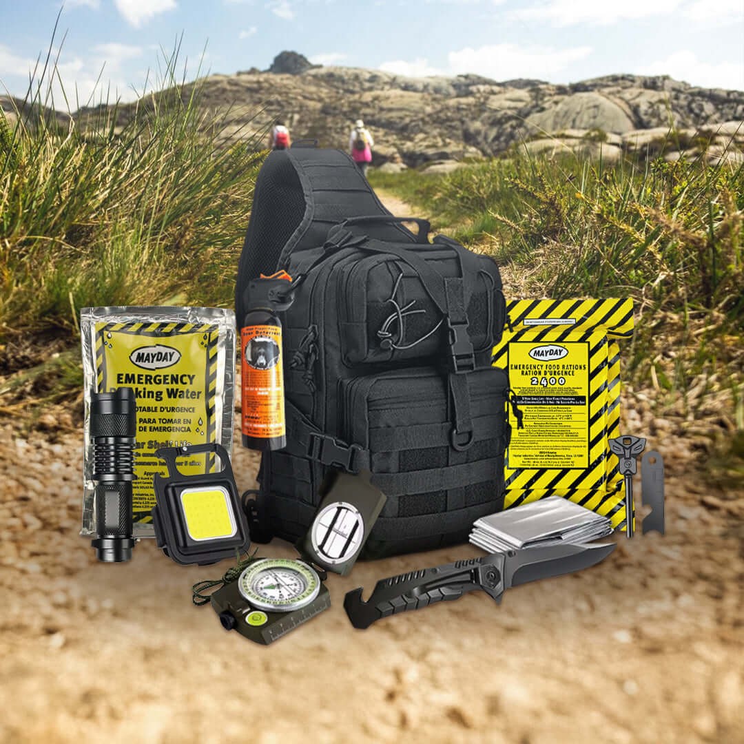 The Safe Trail “Survive All” Go Bag | 30+ Piece Survival Kit