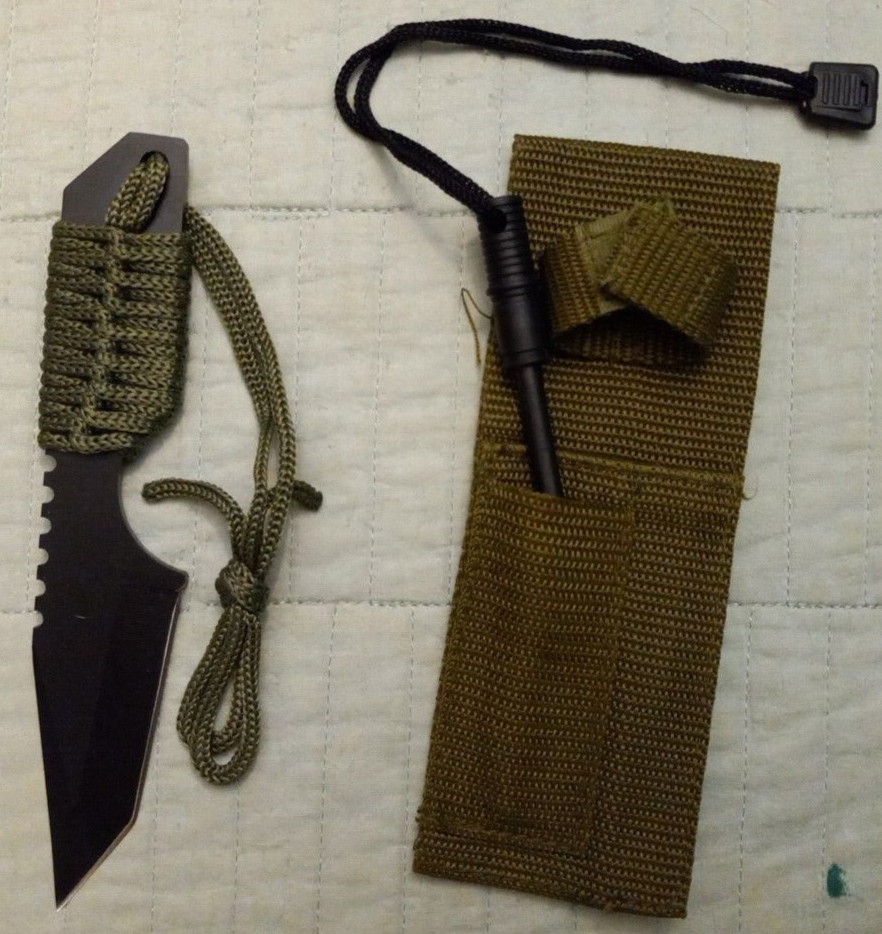 Lot Of 12 Pieces Mostly New Survival Hunting Camping Gear Stove Shovel Knife Etc