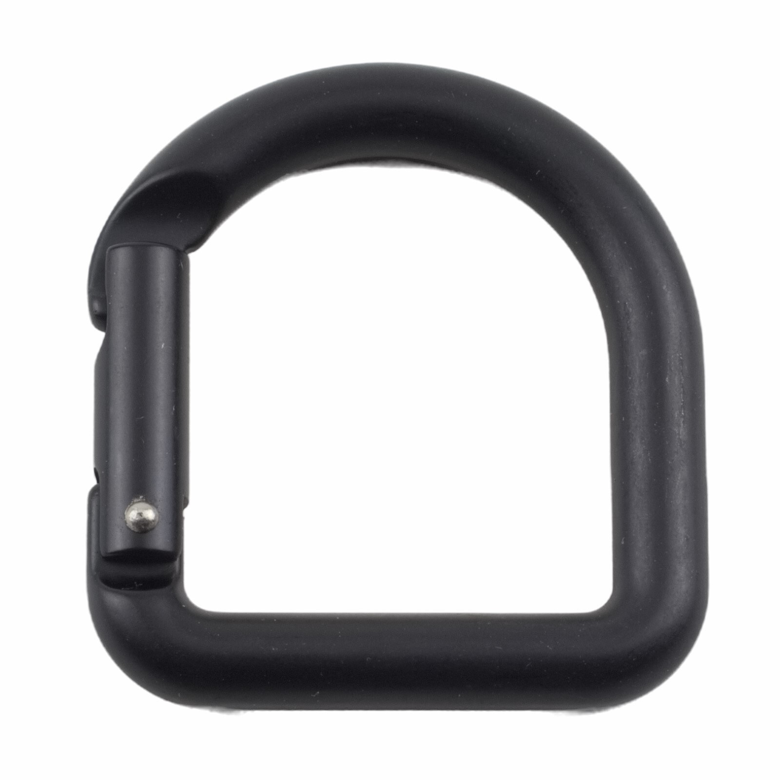 Casstrom D-Shape Carabiner No 3 Dangler Black Aluminum 10113 Sweden 400kg Toler