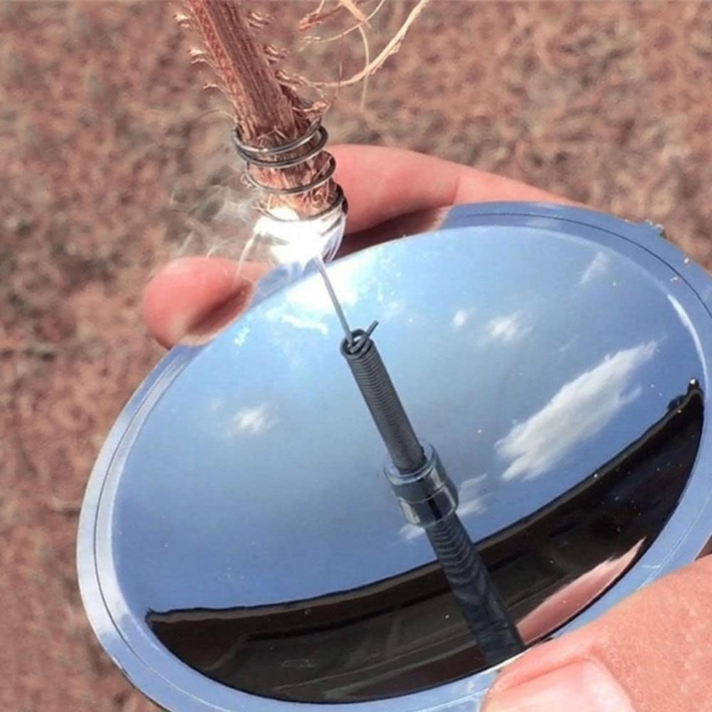 Solar Powered Emergency Fire Starter Survival Lighter for Outdoor Camping Hiking
