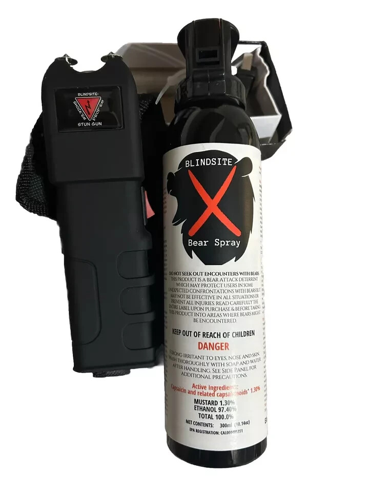Stun gun and bear spry Combo By Blindsite: Free Shipping