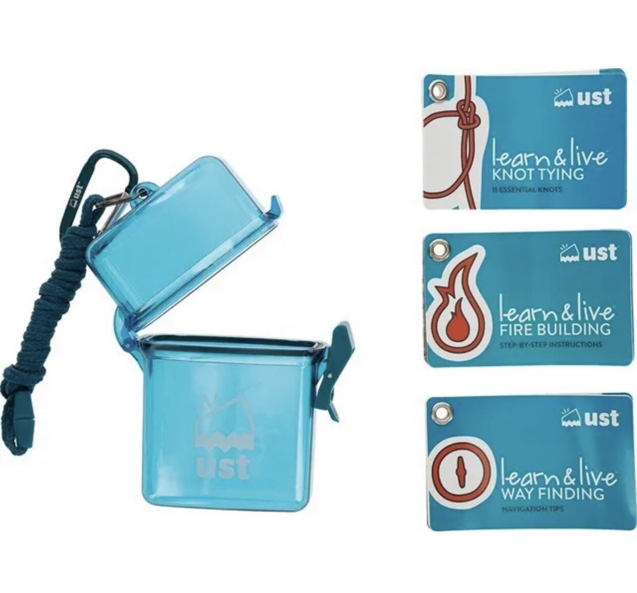 UST 1156803 Learn and Live Outdoor Skills Card Set