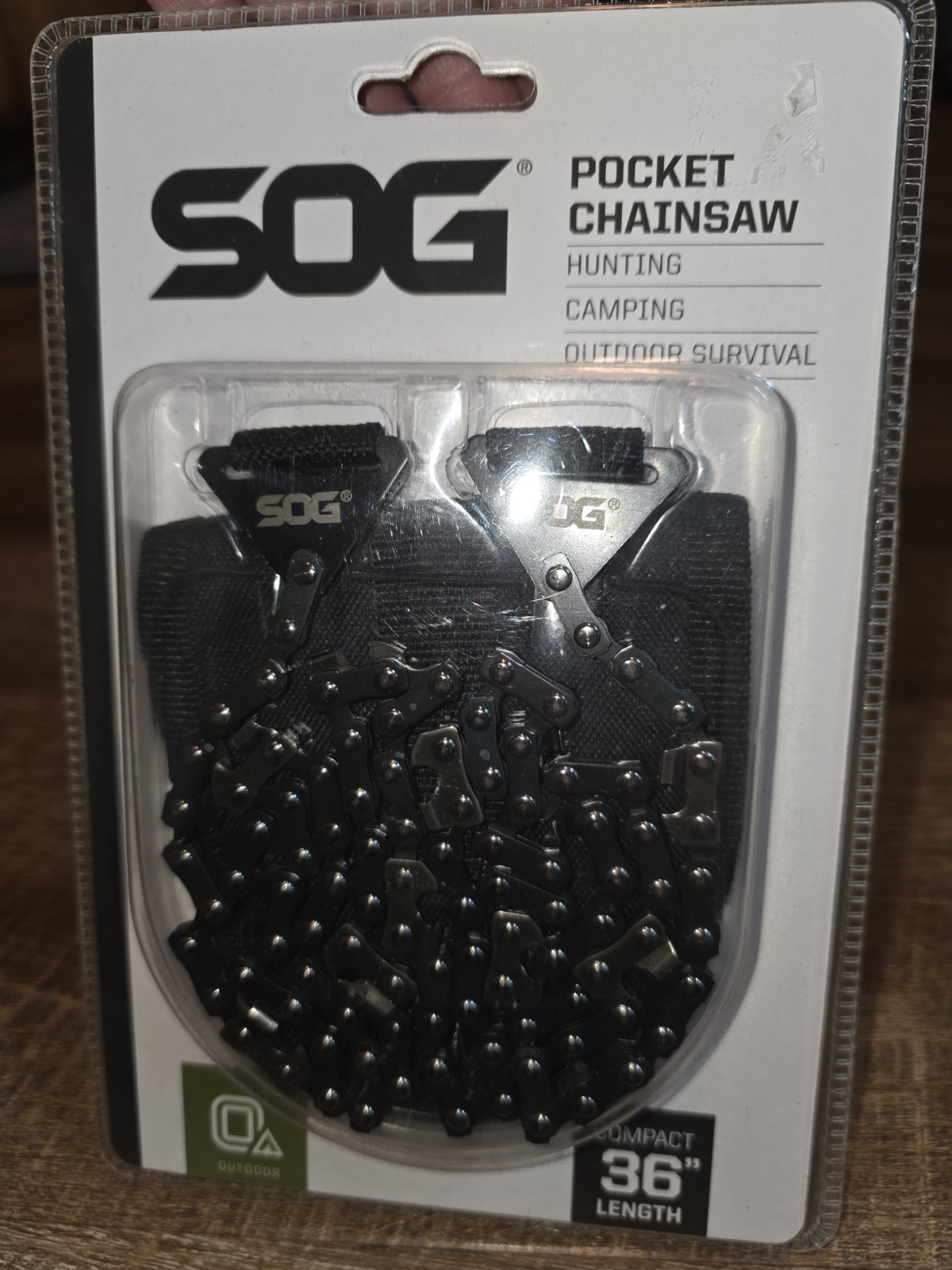 Sog Pocket Chainsaw Hunting Camping Outdoor Survival New Sealed In Package 36″