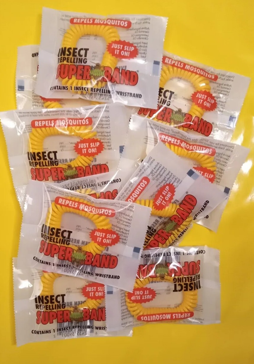 Super Band Mesquito Repellent Bracelet Wristband Individually Wrapped (3 PCS)