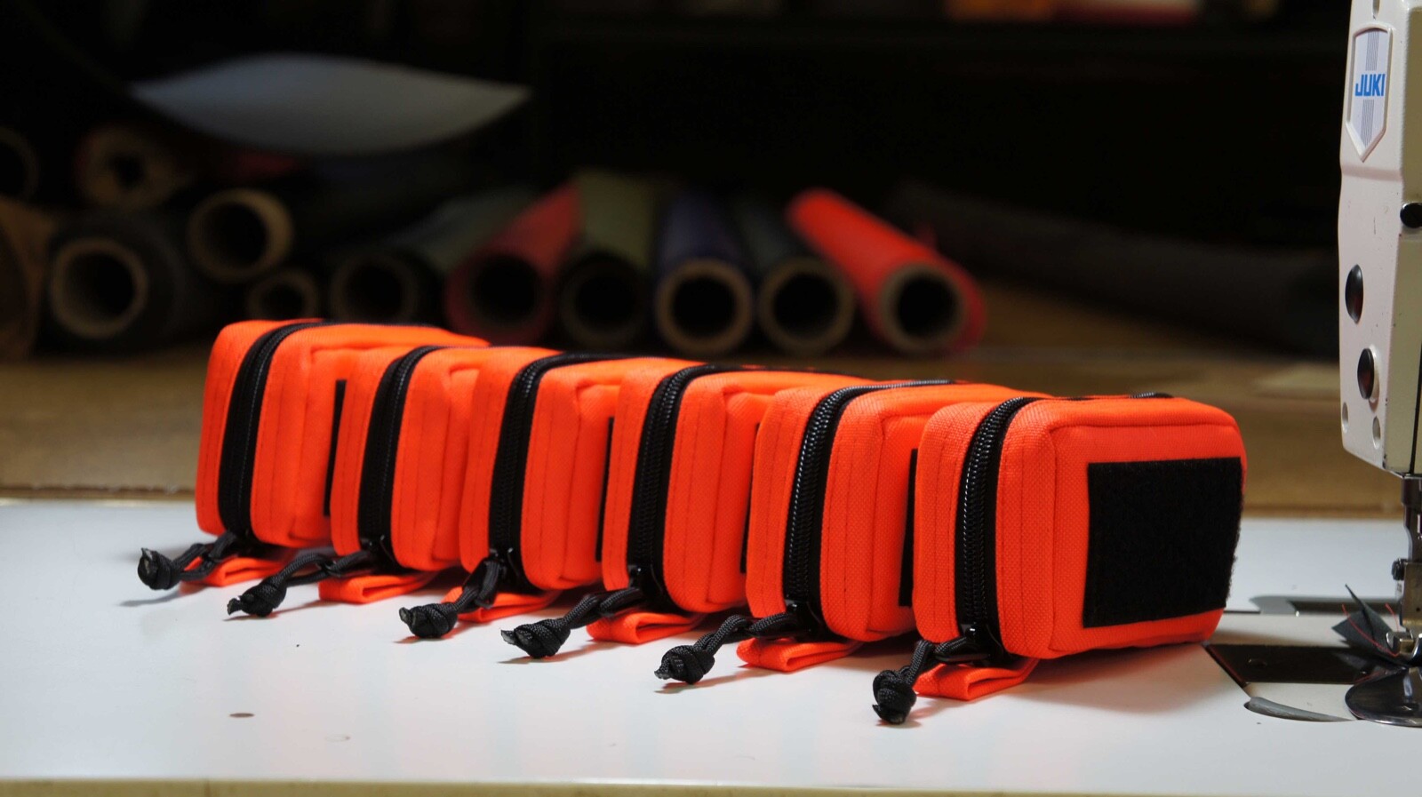 STW Mini Blaze Orange Cordura Nylon EDC Organizer Pouch