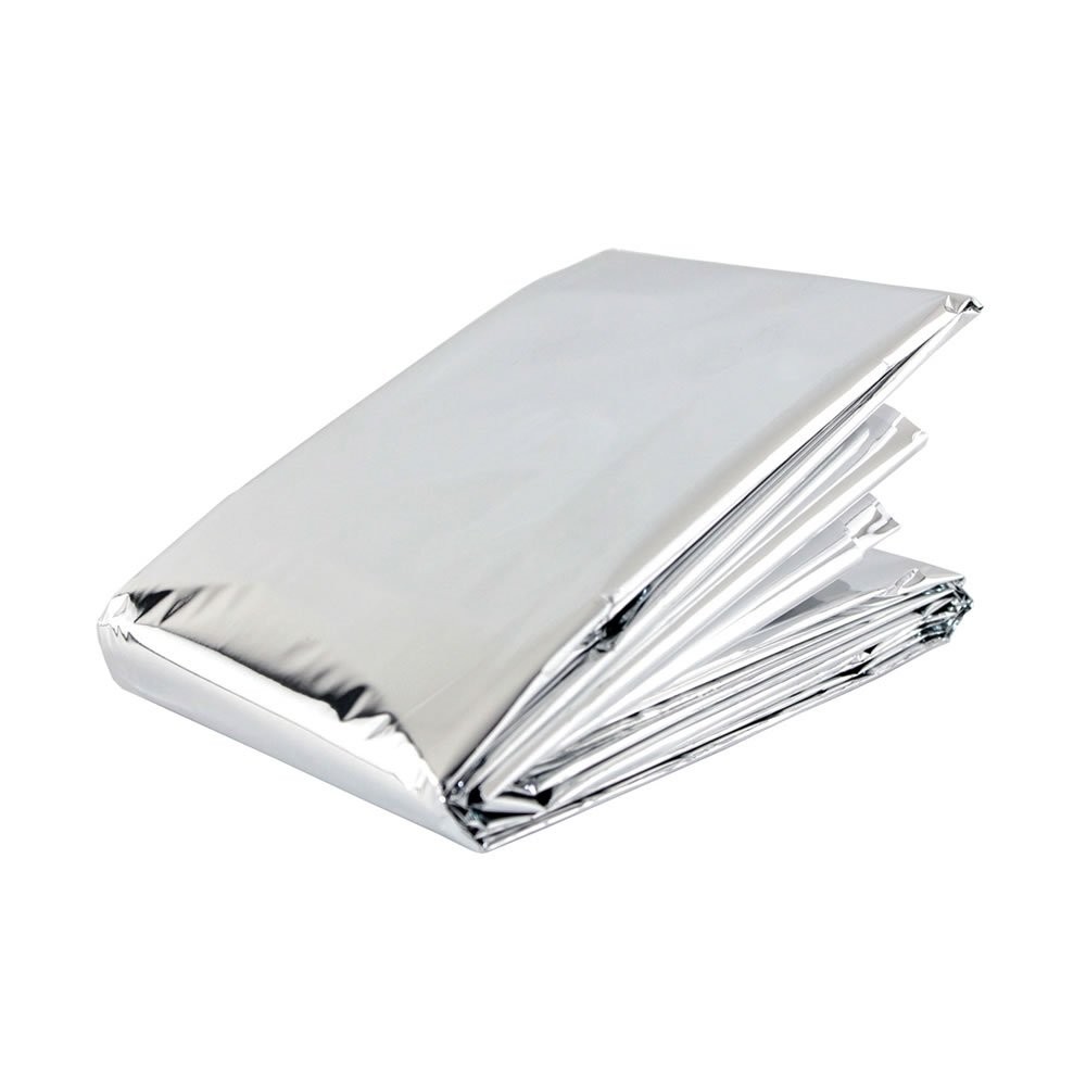 Emergency Blanket Insulated Thermal Reflector Retains Body Heat – 24 Pack