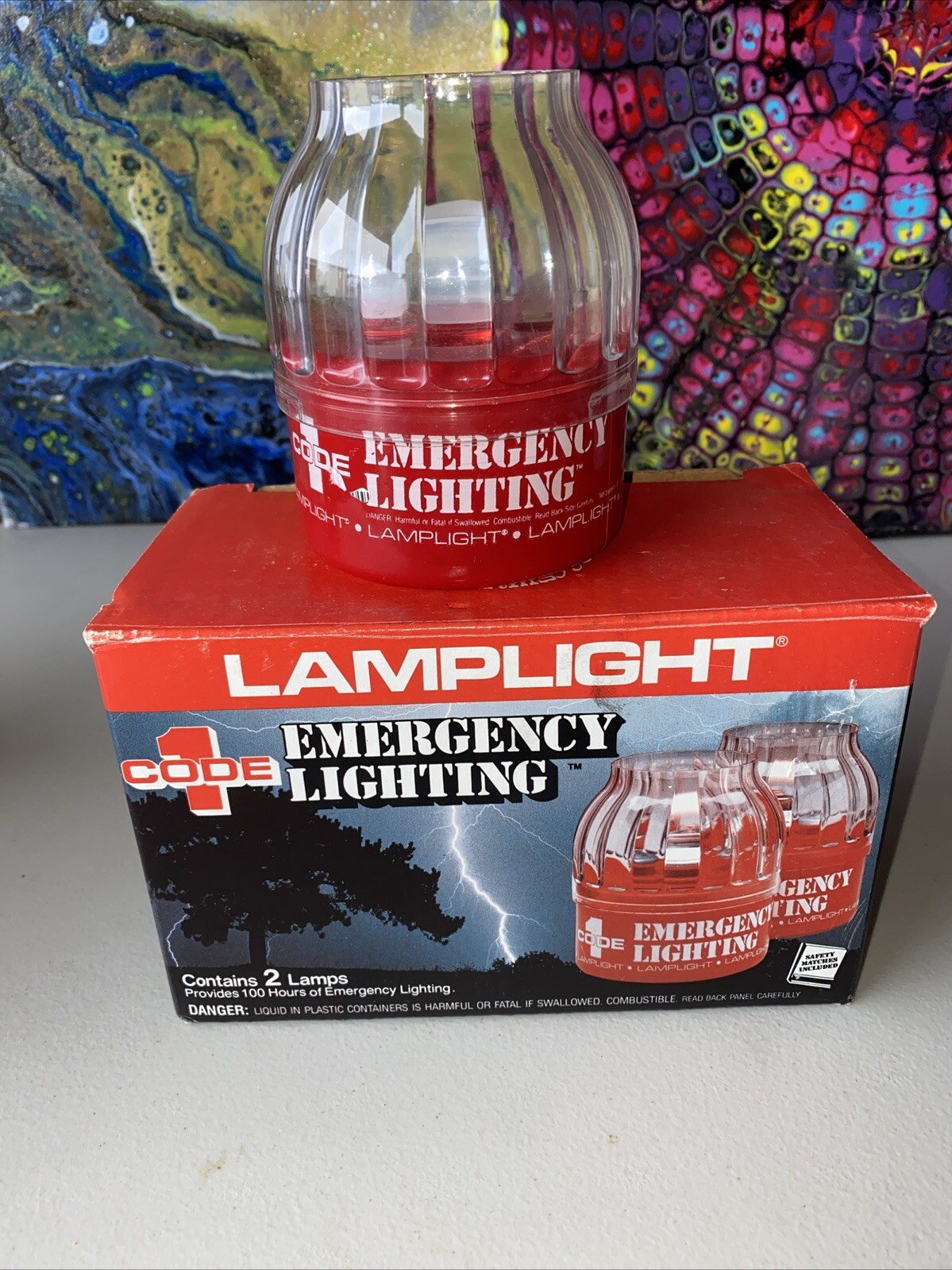 Lamplight Farms INDOOR Emergency Lighting Kit 3 Lamps Up to 50 Hours Each