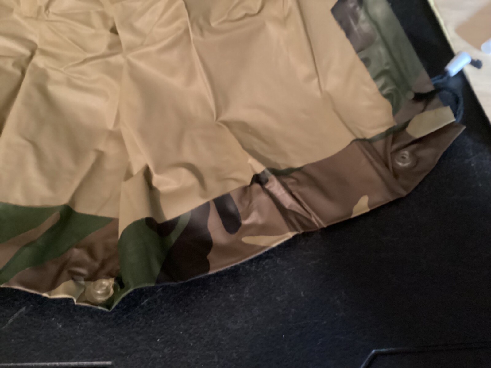Fox Tact RS Ponco & Boon WD Camo Rain Gear Suit w/extra snap on hood