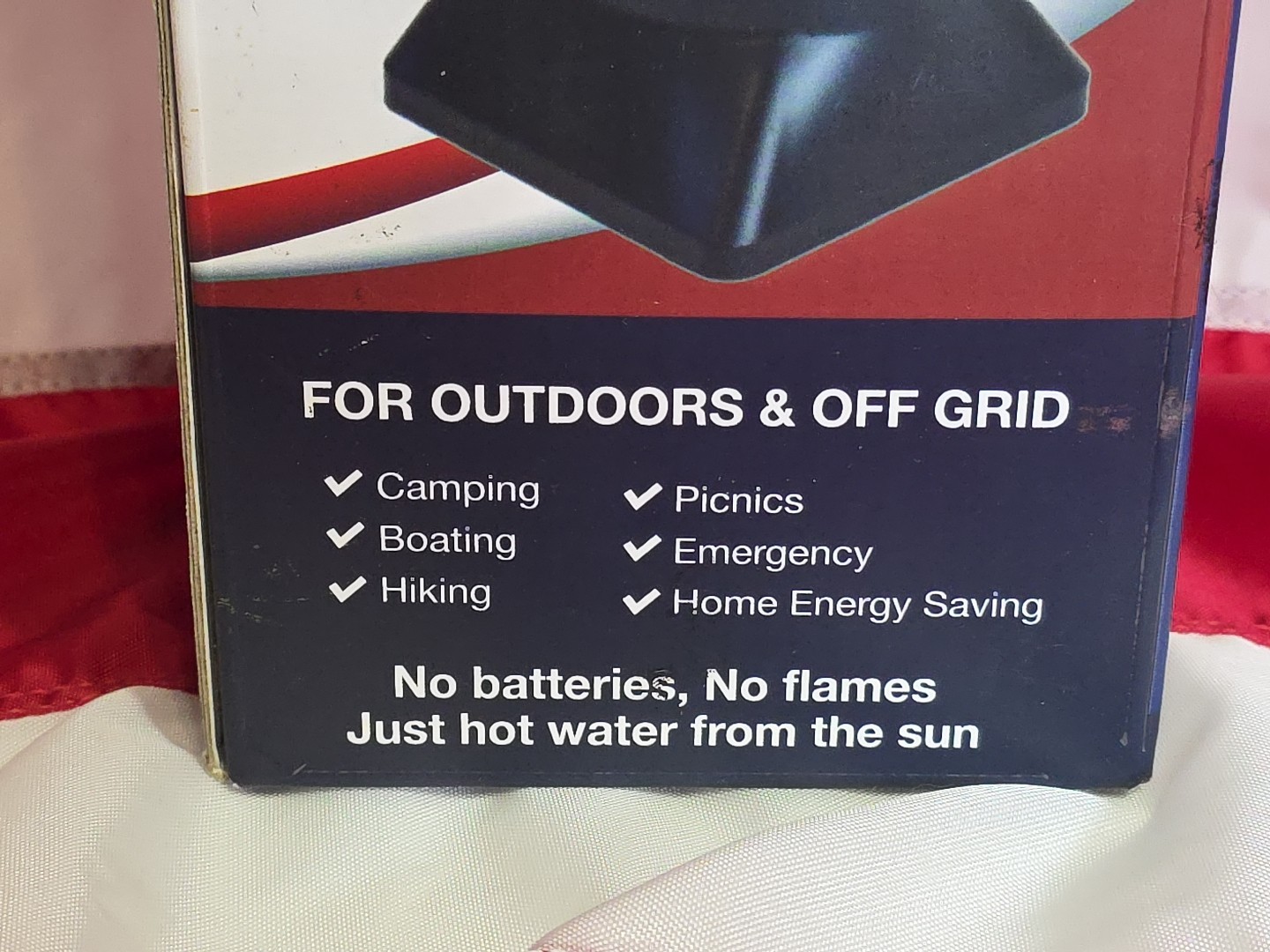 NEW 4Patriots Sun Kettle 500ml 16.9 fl oz Portable Solar Water Heater