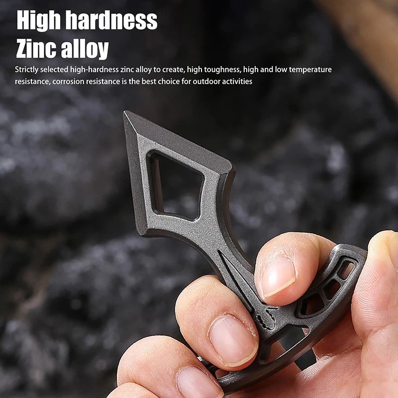 Multifunction EDC alloy Tool with rope car window breaker outdoor Survival Gear