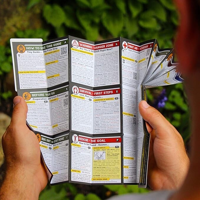 Mini Striker Survival Kit 180 pcs Hunt, Fish & Protection with Survival guide