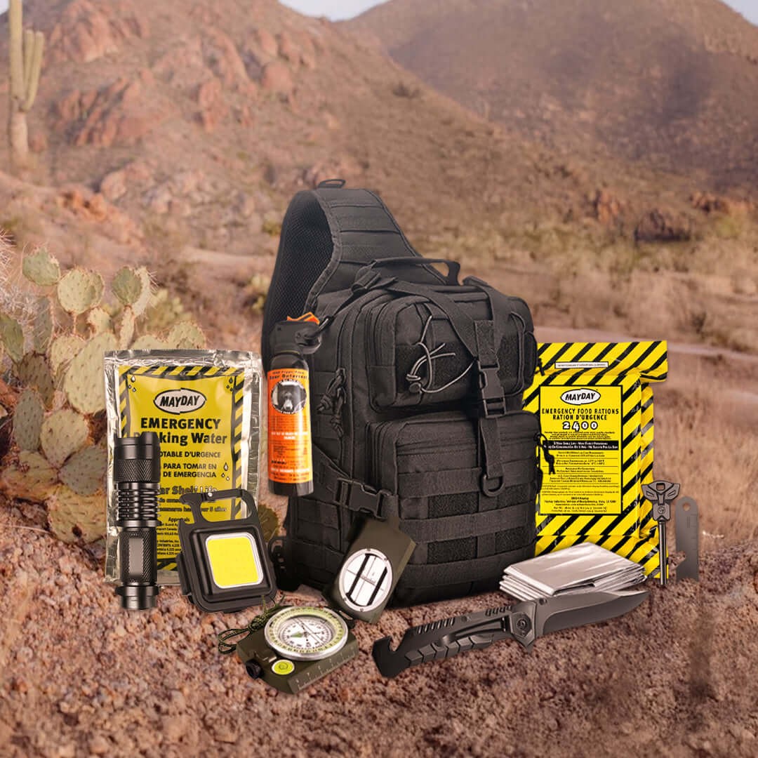 The Safe Trail “Survive All” Go Bag | 30+ Piece Survival Kit