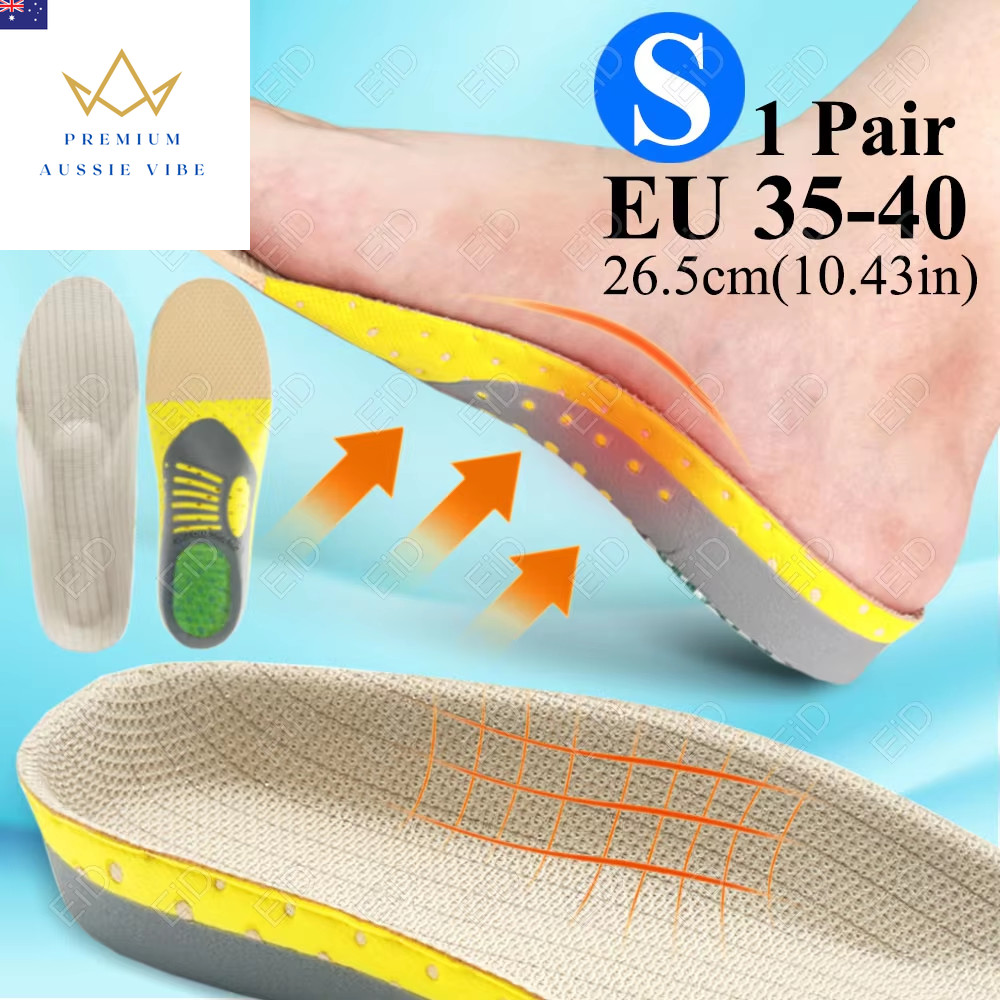 Premium Orthotic Gel Insoles Orthopedic Flat Foot Health Sole Pad for Shoes Inse