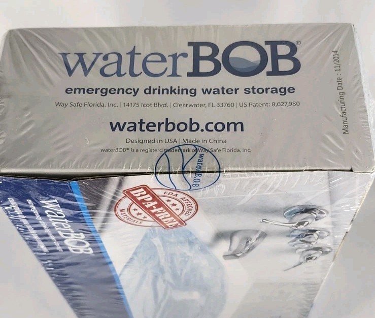 WaterBOB Emergency Survival Drinking Water Storage – 100 Gallons -New- Sealed