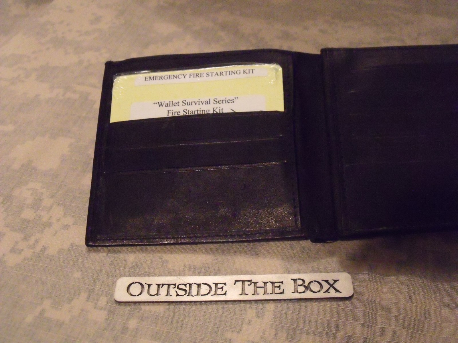 “Wallet Survival Series”: Emergency Fire Starting Kit – Tinder, Ferro, Striker
