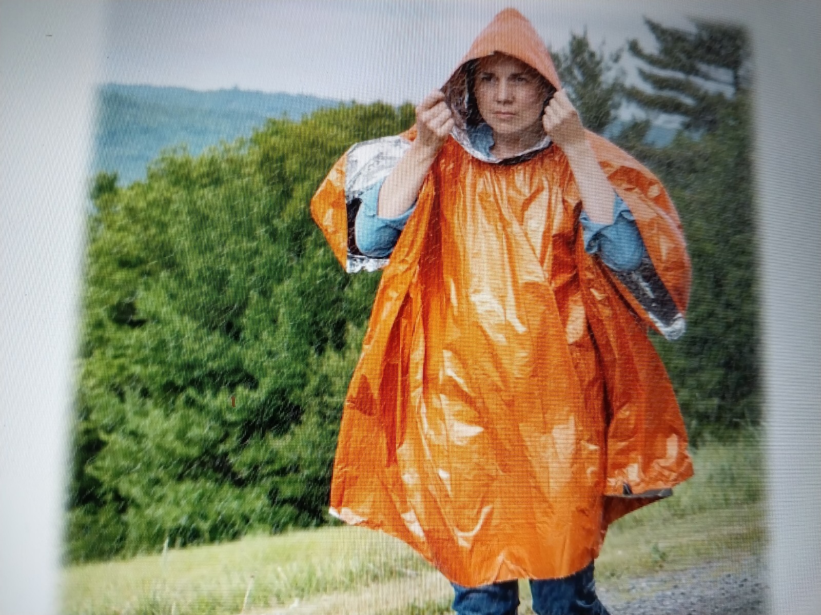 Go Time Gear Emergency Survival Poncho ,Whistle & Paracord (2-Pack)