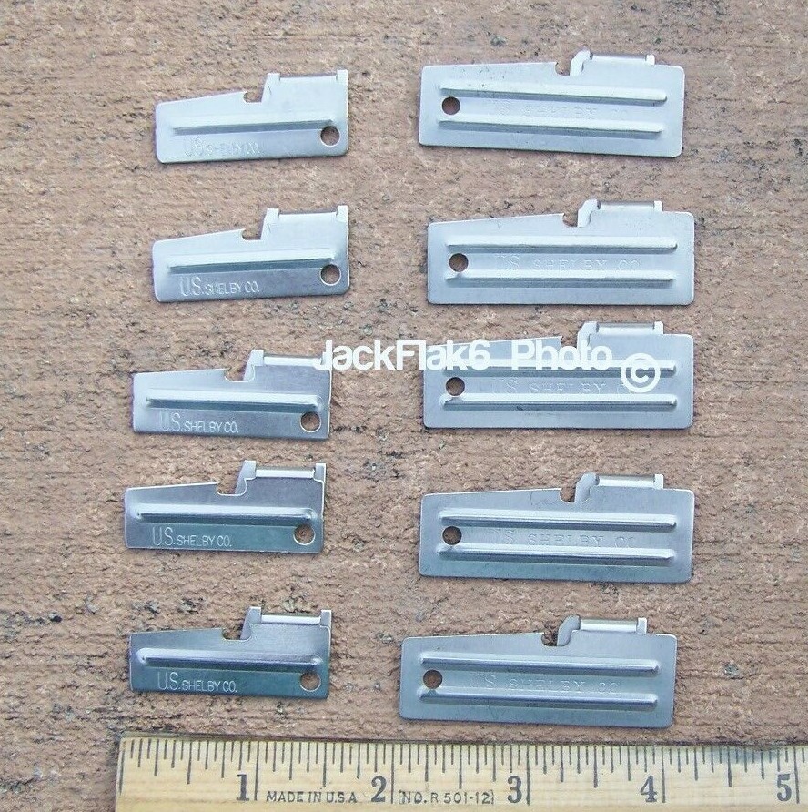 P38 & P51 Can Opener 10 Pack Shelby Co USA for Scouts Camping Hiking Survival US