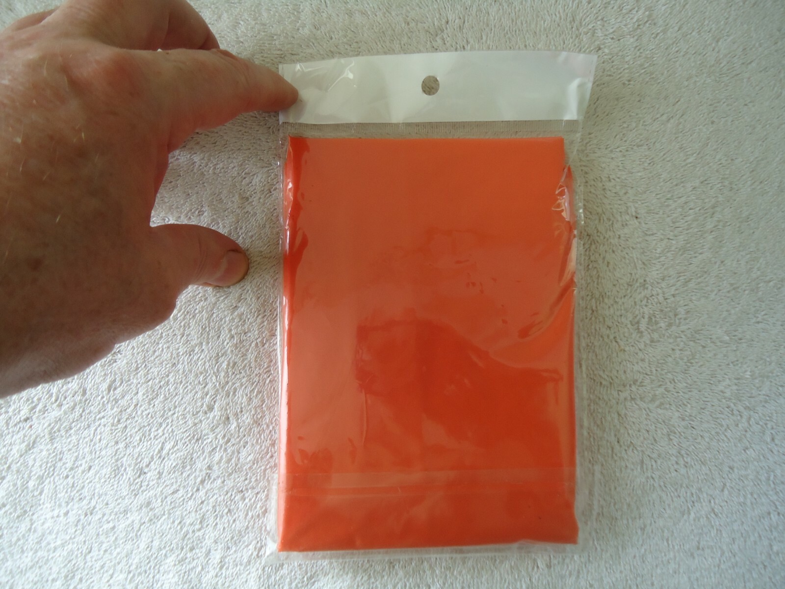 ” NIP ” Weather Zone One Size Fits All Orange Adult Poncho ” GREAT ITEM “