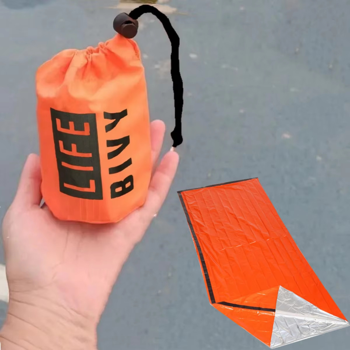 Portable Waterproof Emergency Survival Sleeping Bag Outdoor Edc Camping Gear The