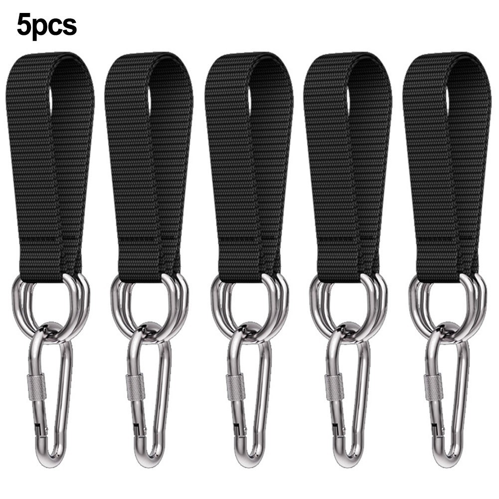 Nylon Tree Swing Straps Kit 5pcs Hanging Belts for Outdoor Fun
