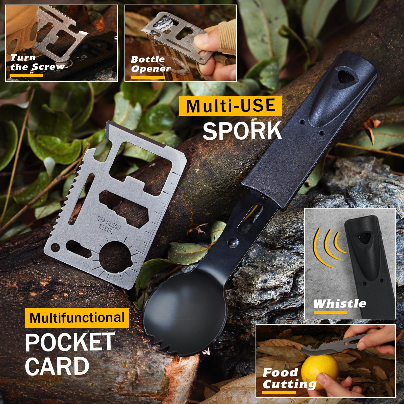 Titorld Survival Kit 14 In 1 Survival Gear And Equipment Gifts For Men Dad