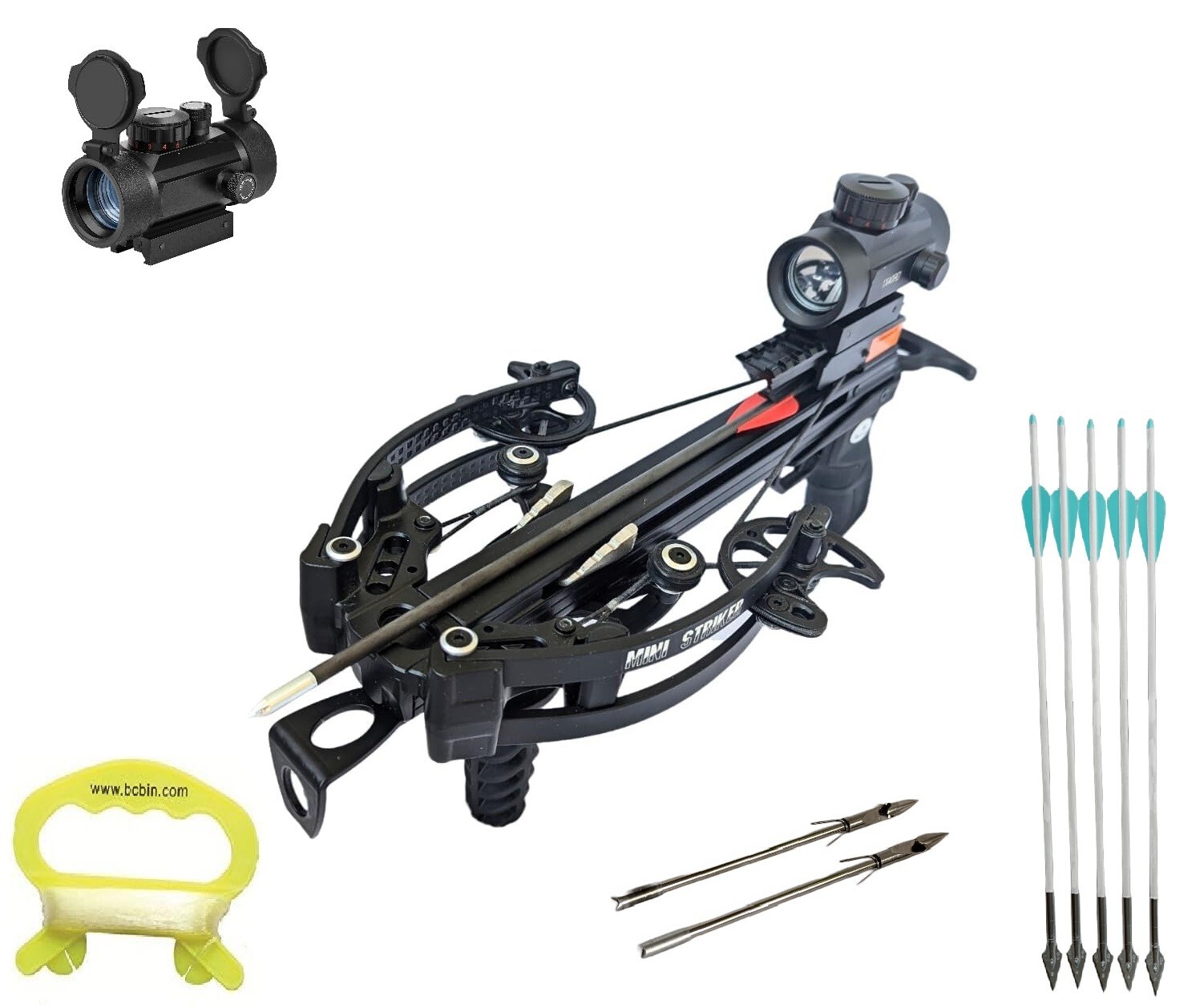 Mini Striker Survival Kit 180 pcs Hunt, Fish & Protection with Survival guide